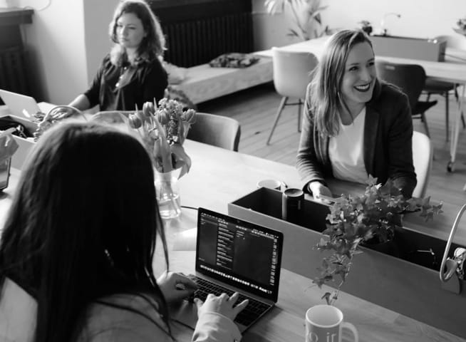 image of girls learning